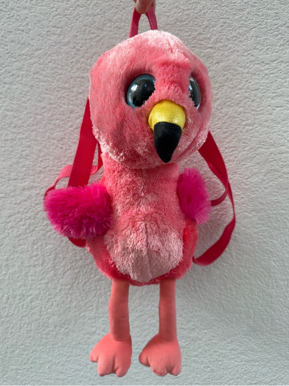 Gilda pink flamingo backpack girl toy